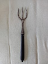 Alte Fleischgabel, 13 Lot Silber ,ca. 1860 er Jahre, Silberbesteck,antik