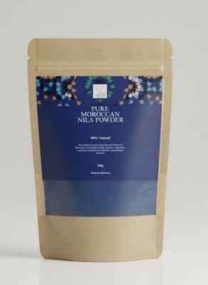 Nila Puder marokkanische Gesichtsmaske, beruhigend und aufhellend, Porenkontrolle 100g