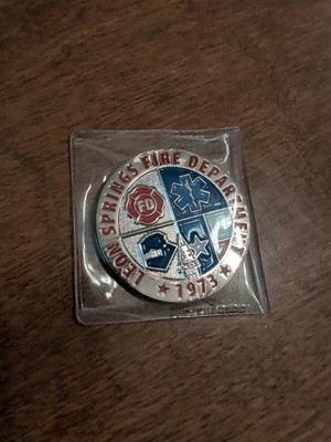 Leon Springs Fire Department TX Challenge Coin EMS Week Rising To The Challenge 