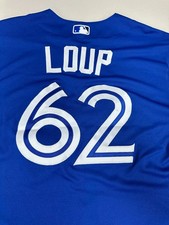 Aaron Loup #62 Toronto Blue Jays July 4th, 2017 Game Used Jersey MLB COA