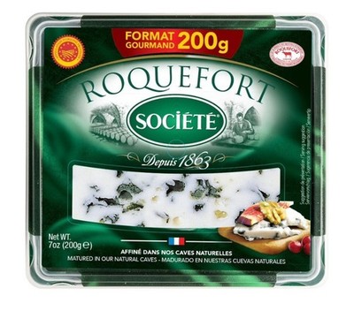 Societe Roquefort Cheese Duo-Pack Wedges, 7oz. Each, 2 ct.