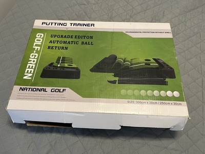 Golf Green Putter Trainer Upgrade Edition mit automatischer Ballrückgabe nie benutzt