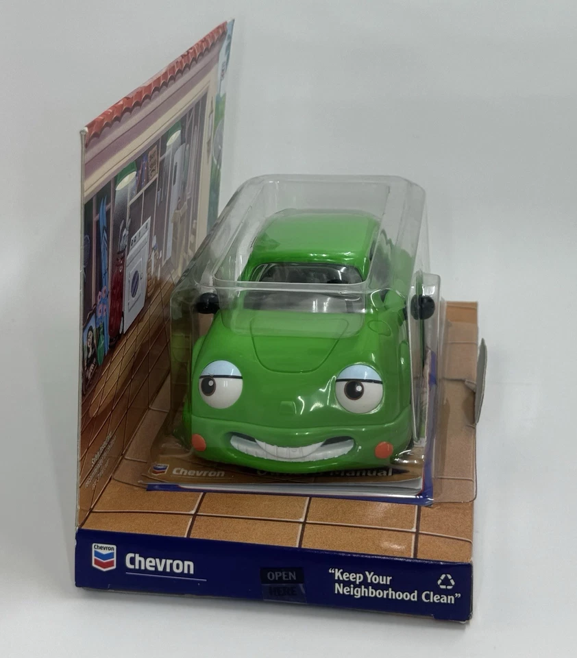 The Chevron Cars Green Kelly Kompact Car Vehicle 1998 New Sealed - Image 3 of 4