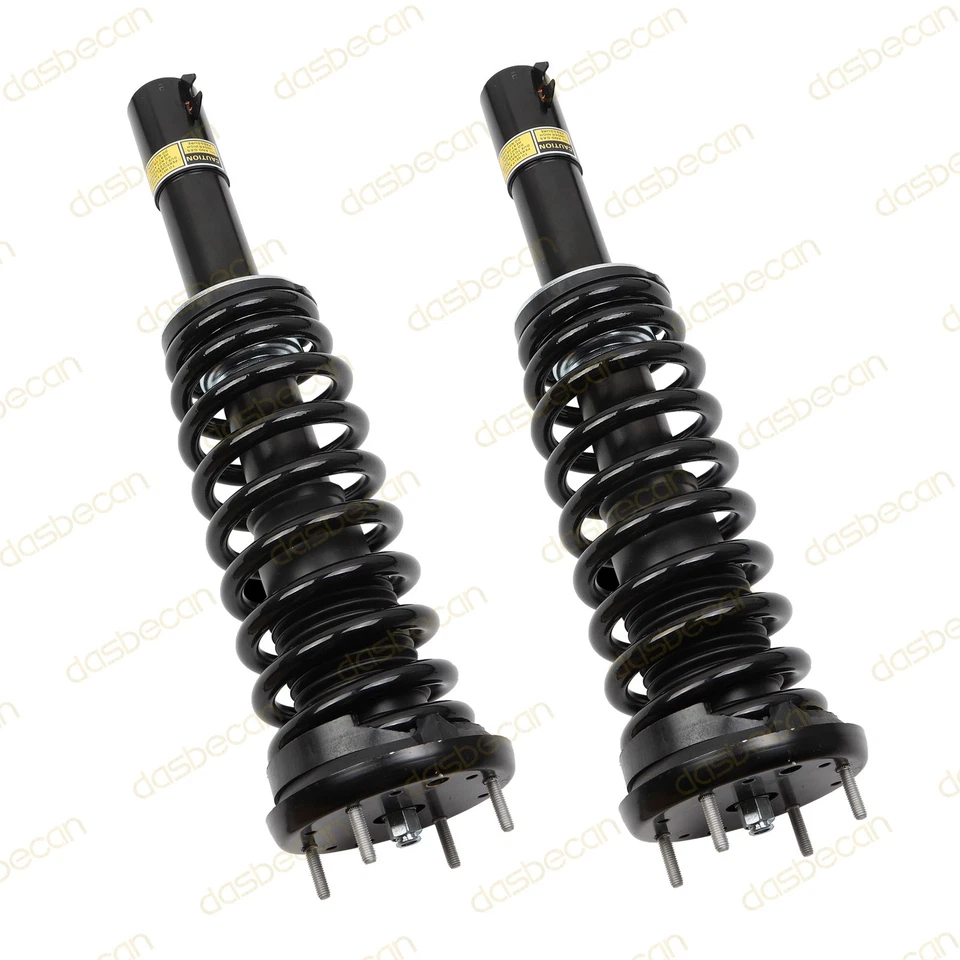 2PCS Front Shock Strut Assy w/ Electric Sensor For Jaguar XJ XJR X351 AWD 13-19 Foto 2 de 4