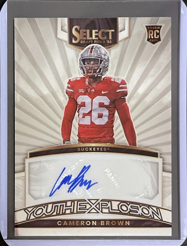Cameron Brown Auto - Rookie - 2023 Panini Select Draft Picks #YS-CBR