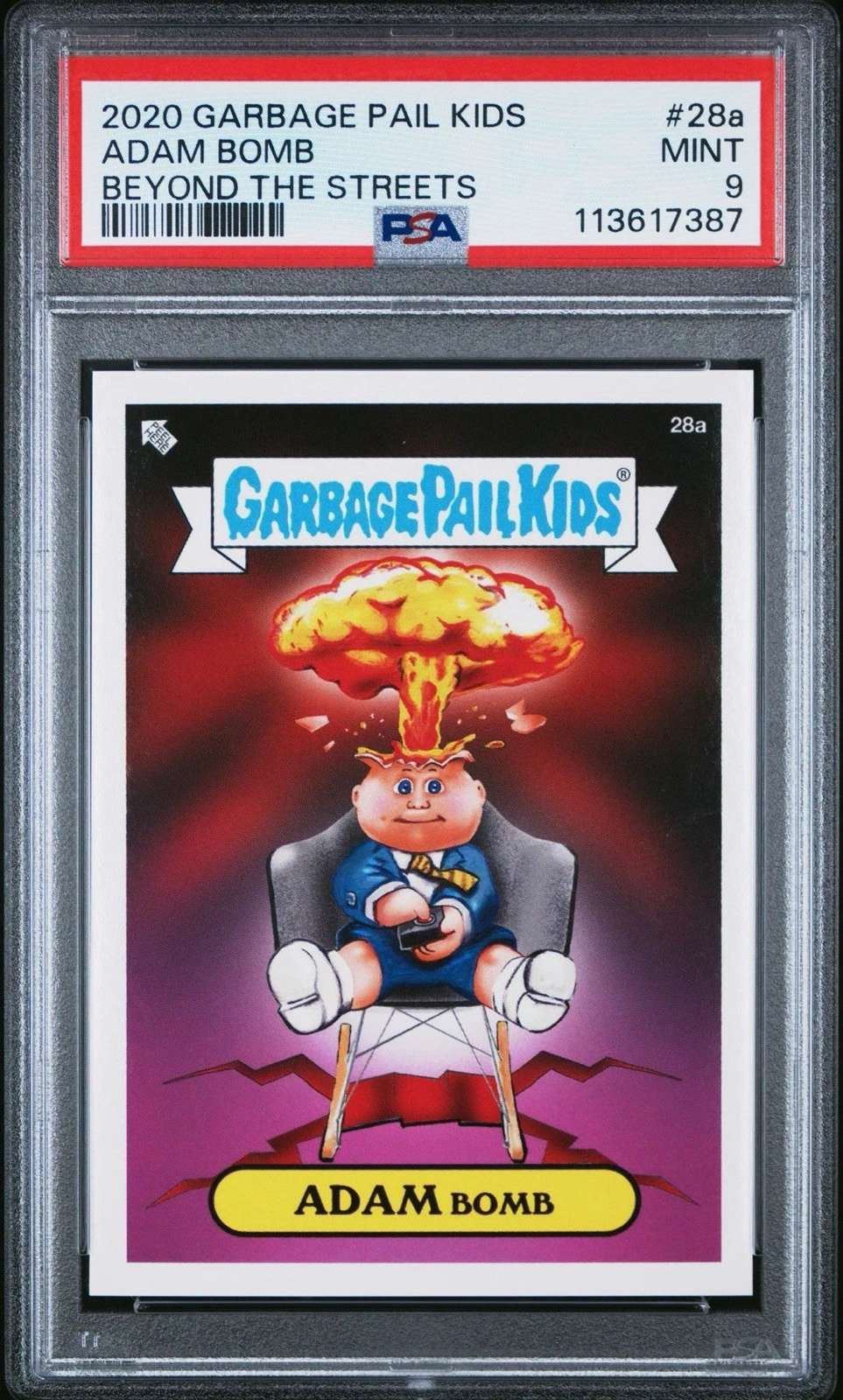 2020 Topps Garbage Pail Kids Beyond The Streets #28a ADAM BOMB front