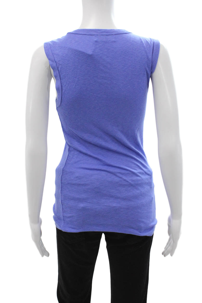Michael Stars Womens Purple Basic Sleeveless Tank… - image 3