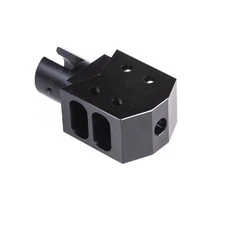 Fit Ruger 10/22 22lr Slip On Muzzle Brake Compensator Black Tanker Style hunting