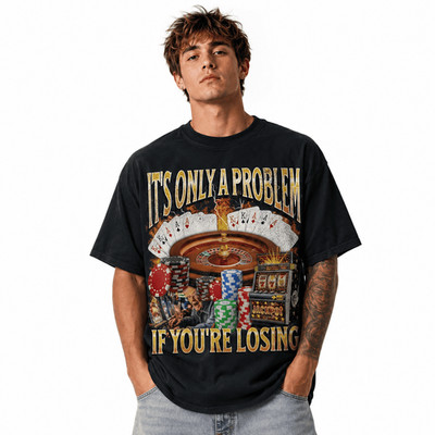 Fun Gambling Problem T-Shirt   Losing Is the Problem, Casino Themed T-Shirt