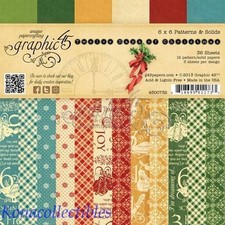 Graphic 45 12 Days of Christmas 6 x 6 Paper Pad New Gorgeous RARE 