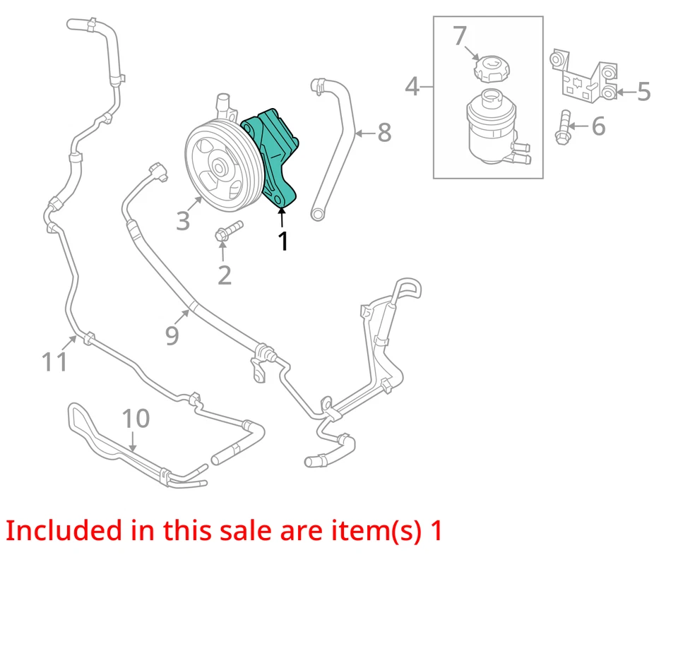 Bomba de dirección asistida Hyundai Genesis 2015 fabricante original 136 k millas - LKQ391134232 Foto 4 de 4