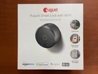 August Smart Lock Pro + Connect Wi-Fi Bridge ASL-03 AC-R1 Dark Gray *NEW* C869DS