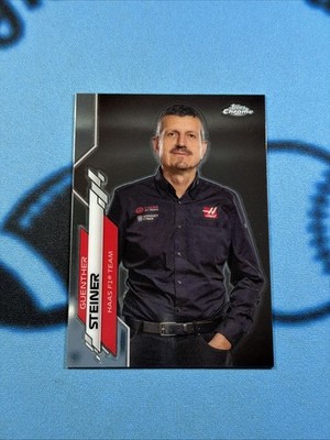 GUENTHER STEINER 2020 TOPPS CHROME F1 #93 MINT! HAAS