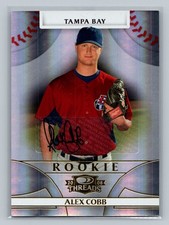 2008 Donruss Threads Alex Cobb #/999 Auto Rookie #147