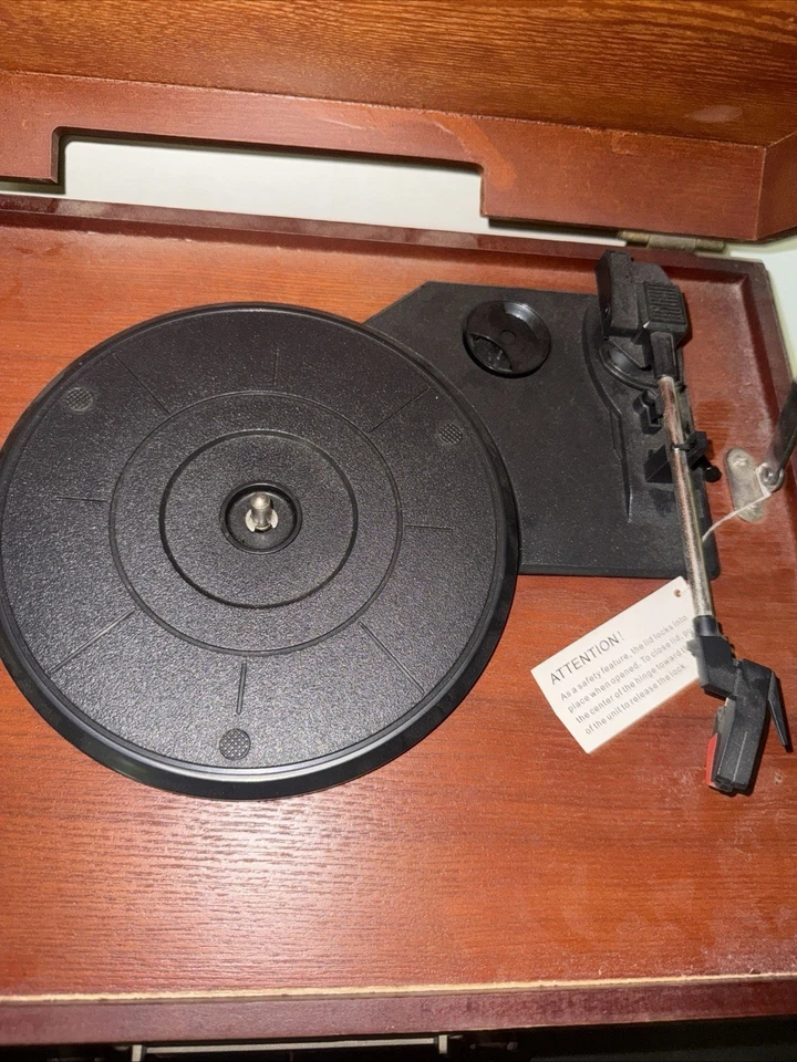 Crosley Musician All In One CD Cassette Radio AM/FM Record System CR704C Tested* - Image 3 of 4