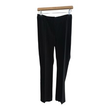 Prada Women’s Black Formal Trousers Size 42 Poly Dress Work Pants 28x32