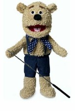 Silly Puppets Silly Bear Guante Marioneta Paquete 14 pulgadas con Barra de Brazo