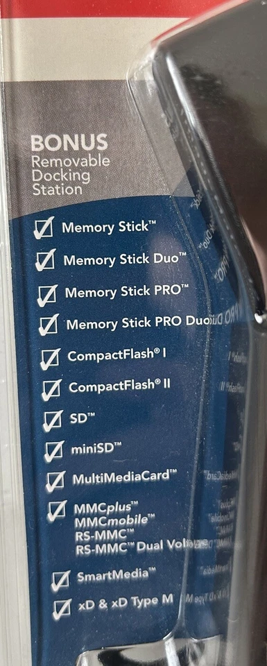 SanDisk ImageMate USB 2.0 12-in-1 Card Reader/Writer Model SDDR-89-A15 NEW - Image 3 of 4