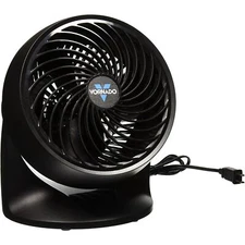 Vornado Indoor Air Circulator Fan – 3-Speed Control, Compact Design, Black
