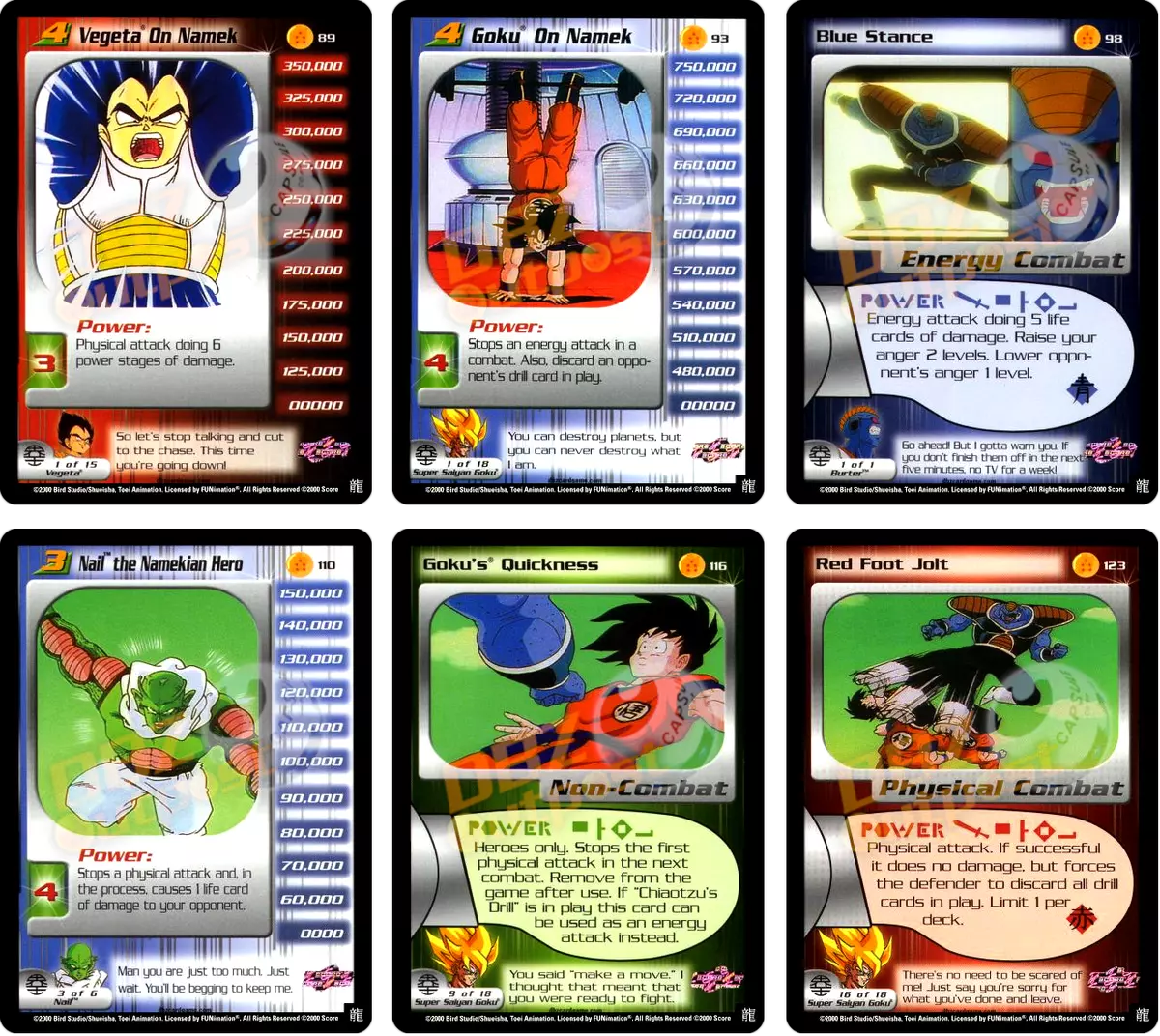 Trading card DBZ N°34 - Trading Card Dragon Ball Z - Saga Freezer Dragon  Ball trading card