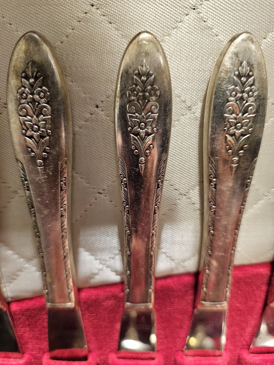 WM A Rogers A1 Plus Oneida LTD Silverplate Service for 12~ 48pc | eBay