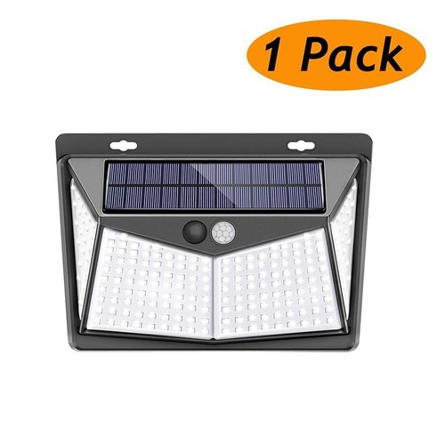 Waterproof 208 LED Solar Lamp Outdoor Garden Yard PIR Motion Sensor Wall Light - Picture 13 of 16