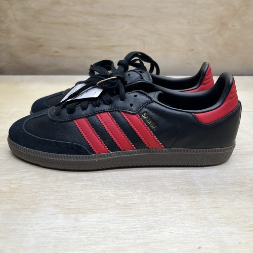 NEU Größe 7 Adidas Originals Samba Team Manchester United Herren schwarz HQ7030