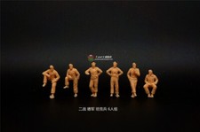 1/72 WW II German Army"Tank force"6 man group model 3D printed Soldier 