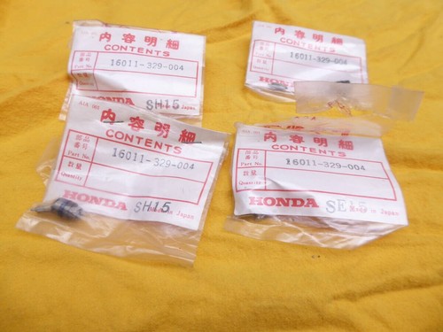 Honda CB400F CB350F Genuine Carburetor Float Valve Set 4pcs 16011-329-004 NOS - Picture 3 of 6