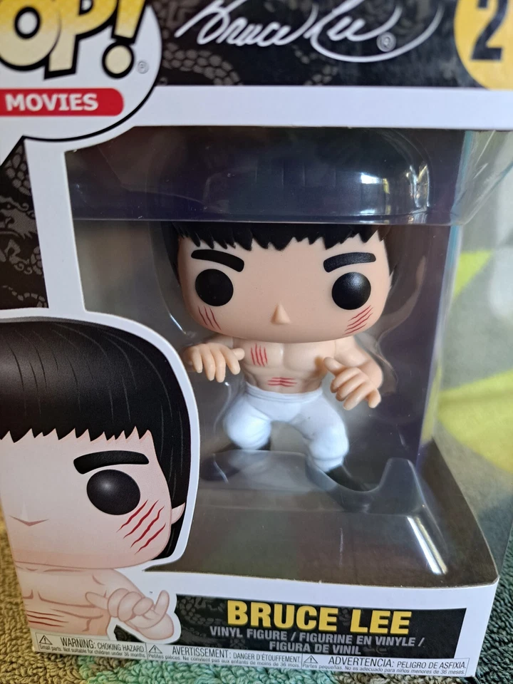 Bruce Lee Pop 218 - Kung Fu Bruce Lee Funko Pop! 2018 - abovedado + protector Foto 3 de 4