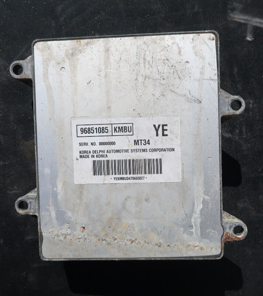 2007 Chevrolet Aveo Engine Control Module Unit ECM 96851085 A2 39 