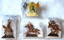 Lions Club Pins - NORTH DAKOTA HERO: CHIEF SITTING BULL AND 3 BRAVES