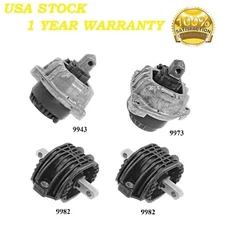 4 PCS MOTOR & TRANS MOUNT FIT BMW 550I 4.4L SEDAN, TURBO; 550I GT 4.4L HATCHBACK