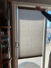 Window Shades: 6 Graber Cellular Up/Down Cordless Shades, 29 x 82", beige