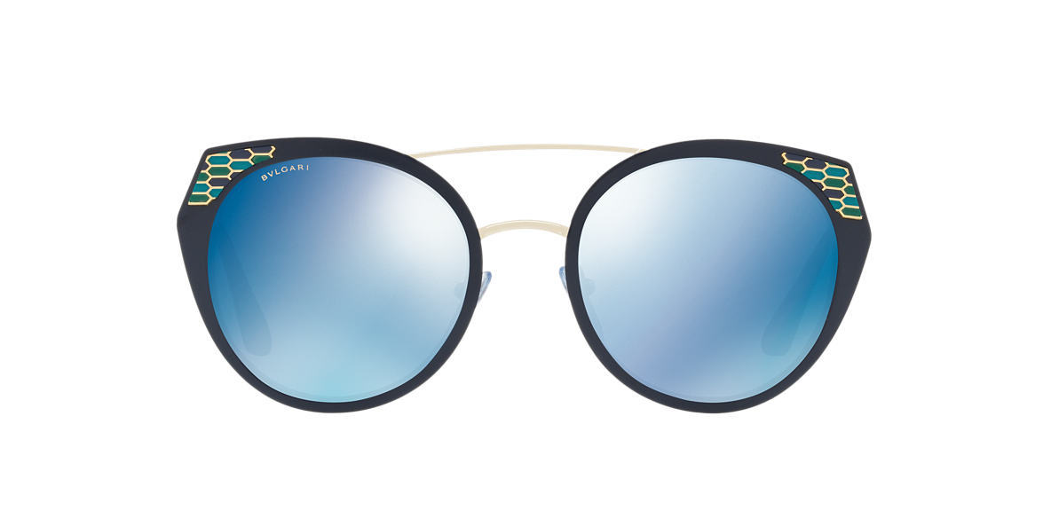 NEW Bvlgari Serpentine Gold Sunglasses w/ Teal Gradient Lens Serpenti Sunglasses Metal 904403 | Sunglasses | Bvlgari  main image 2