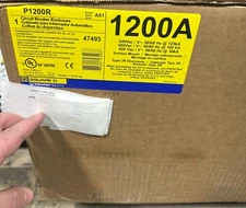 Square D 1200A Circuit Breaker Enclosure Nema 3 P1200R Series A01 600V Max