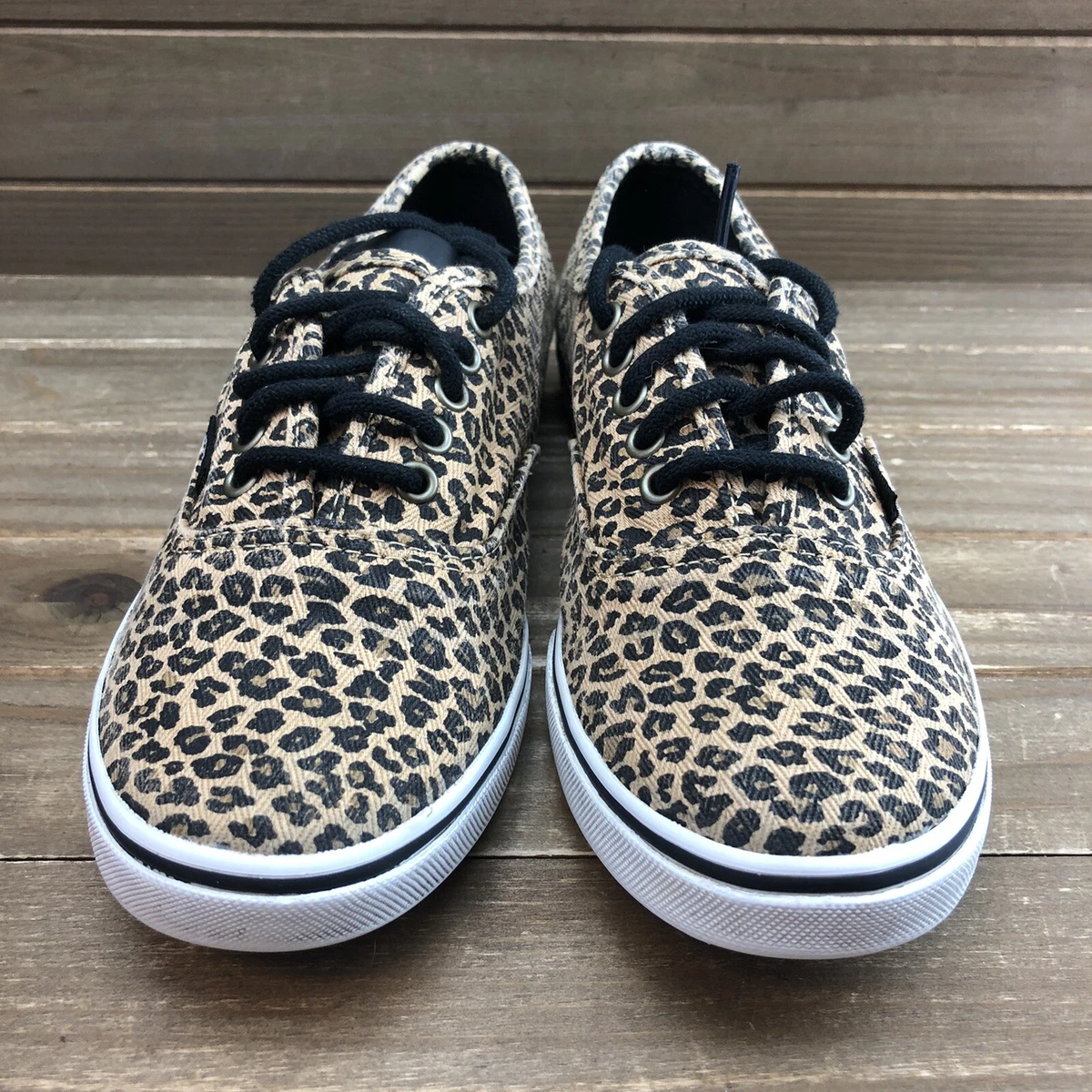 Vans grey leopard print sales