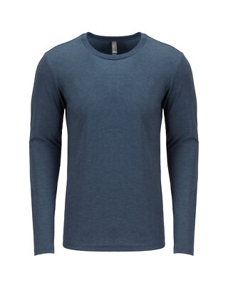 NL239 Next Level Apparel 6071 Unisex Long Sleeve Tri-Blend Soft Casual T-Shirt