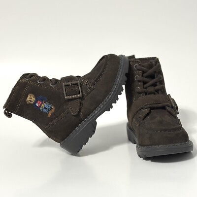Polo Ralph Lauren Boys Toddler Size Ranger High II Bear Boots