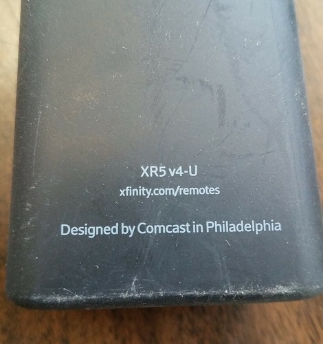XR5 v4-U Remote control FOR Xfinity - Picture 3 of 4