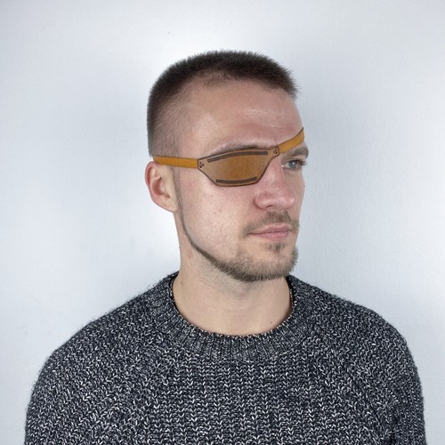 Leather Eye Patch, Eye Patch, Man Eye Patch, Woman Eye Patch - Picture 4 of 9