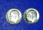 1968-P&D FRANKLIN D. ROOSEVELT DIME (10c)   "BU UNCIRCULATED"    STOCK PHOTO