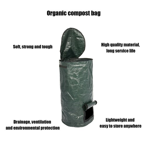 Garden Waste Sacks Trash Bag Leaf Refuse Bags Garden Waste Bag - Picture 8 of 11