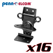 Sixteen Pack Penn Elcom L0925K Butterfly Latch Surface Mount Black