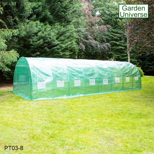 Polytunnel Gardening Greenhouse 8 Sizes By Garden Universe poly tunnel 3m - 10m - Picture 89 of 108