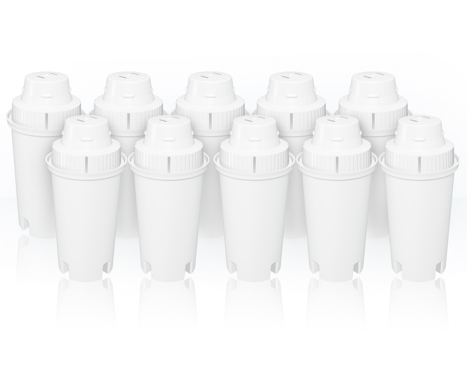 10x Water Filter Cartridge Compatible with Brita CLASSIC Jug Limescale Refill