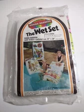 Vintage 1980 The Wet Set YOGI BEAR & B00 BOO Kids Inflatable Pool Water Raft NEW