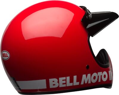 BELL MOTO-3 GLOSS RED CLASSIC - MotoDirect.com BELL Moto-3 Classic