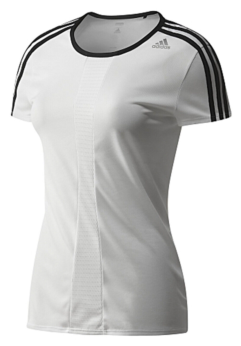 Adidas Womens White Max 83% OFF Fitness T-Shirt Lightweig Sports Running price Gym