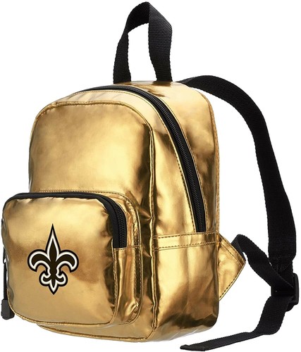 Saints Backpack Gold Black Tapestry Woven School Hiking New  display picture 3